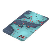 Magnet Flexible Carte nautique de la Manche (Côté Gauche)