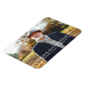 Magnet Flexible Carte photo classique funéraire sur mesure (Côté Gauche)