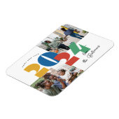 Magnet Flexible Carte photo plat du Nouvel An bloqué (Côté Gauche)