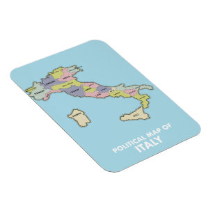 Magnet Flexible Carte politique de l'Italie