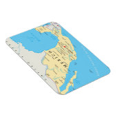 Magnet Flexible Carte politique du Mexique (Côté Droit)