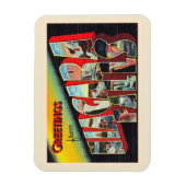 Magnet Flexible Carte postale aux grandes lettres de Niagara Falls (Vertical)