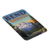Magnet Flexible Carte postale Bend Oregon Travel (Côté Droit)