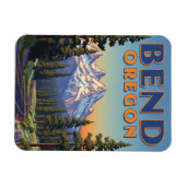 Magnet Flexible Carte postale Bend Oregon Travel (Horizontal)