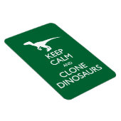 Magnet Flexible Carte postale Conserver Calme Clone Dinosaures (Côté Droit)
