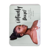 Magnet Flexible carte postale de faire-part de graduation (Vertical)