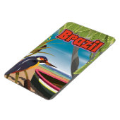 Magnet Flexible carte postale de la plage brésilienne impression d (Côté Gauche)