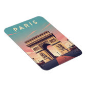 Magnet Flexible Carte postale de l'Arc de Triomphe de Paris (Côté Droit)