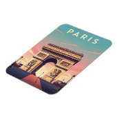 Magnet Flexible Carte postale de l'Arc de Triomphe de Paris (Côté Gauche)