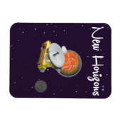 Magnet Flexible Carte postale de New Horizons à Pluton (Horizontal)