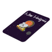 Magnet Flexible Carte postale de New Horizons à Pluton (Côté Gauche)