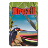 Magnet Flexible Carte postale de plage brésilienne (Vertical)