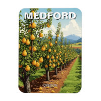 Carte postale de voyage de Medford Oregon