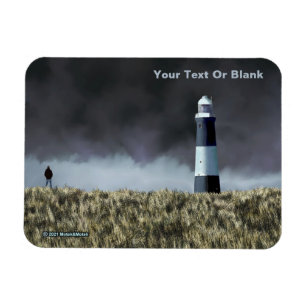 Magnet Flexible Carte postale du phare de Spurn Point