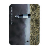 Magnet Flexible Carte postale du phare de Spurn Point (Vertical)