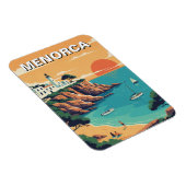 Magnet Flexible Carte postale Espagne Minorque (Côté Droit)