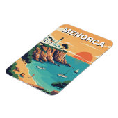 Magnet Flexible Carte postale Espagne Minorque (Côté Gauche)