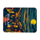 Magnet Flexible Carte postale Hoi An Vietnam Ancienne Lanterns Tow (Horizontal)