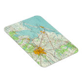 Magnet Flexible Carte postale Houston Texas (Côté Droit)