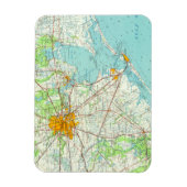 Magnet Flexible Carte postale Houston Texas (Vertical)