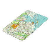 Magnet Flexible Carte postale Houston Texas (Côté Gauche)
