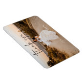 Magnet Flexible Carte postale Merci Mariage photo (Côté Droit)