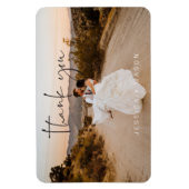 Magnet Flexible Carte postale Merci Mariage photo (Vertical)