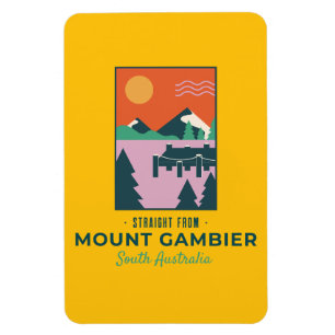 Magnet Flexible Carte postale Mount Gambier, Australie du Sud