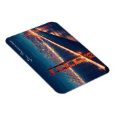 Magnet Flexible Carte postale San Francisco Golden Gate Bridge (Côté Droit)