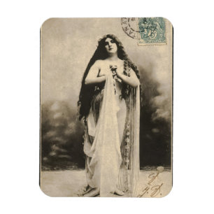 Magnet Flexible Carte postale vintage de la déesse éthérée