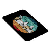 Magnet Flexible Carte Retro World (Côté Droit)