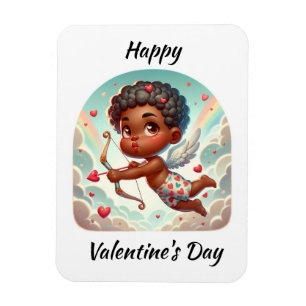 Magnet Flexible Carte Saint Valentin de charme Cupid