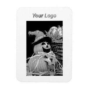 Magnet Flexible carte simple minimale ajoutez votre texte nouvel a