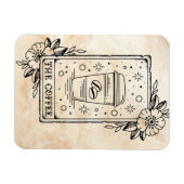 Magnet Flexible Carte Tarot Café (Horizontal)