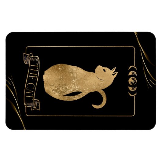 Magnet Flexible Carte Tarot Cat (Horizontal)