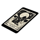 Magnet Flexible Carte Tarot Cat La Lune Graphique (Côté Gauche)