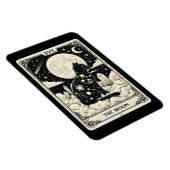 Magnet Flexible Carte Tarot Cat La Lune Graphique (Côté Droit)