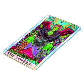 Magnet Flexible Carte Tarot Coronavirus Lovers (Côté Gauche)