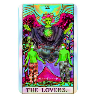 Magnet Flexible Carte Tarot Coronavirus Lovers