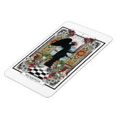 Magnet Flexible Carte Tarot Magicien (Côté Gauche)