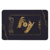 Magnet Flexible Carte Tarot Sorcière (Horizontal)