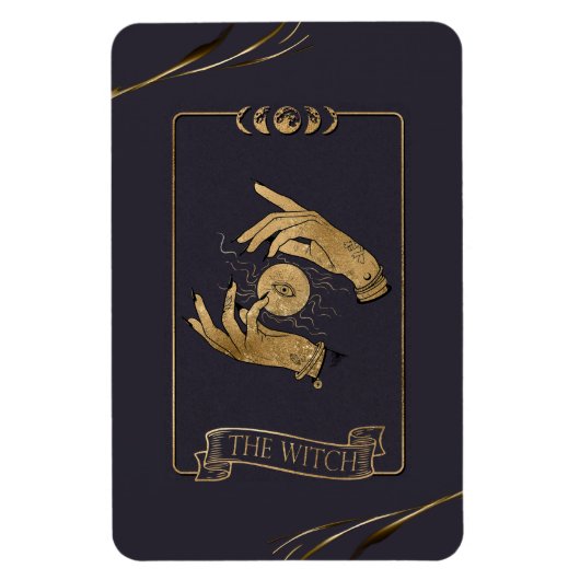 Magnet Flexible Carte Tarot Sorcière (Vertical)