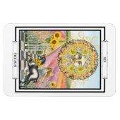 Magnet Flexible Carte Tarot "Sun" (Horizontal)