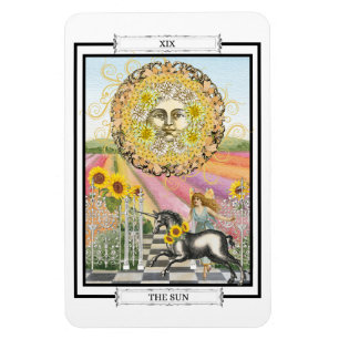 Magnet Flexible Carte Tarot "Sun"