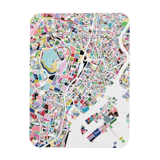 Magnet Flexible Carte Tokyo Japon (Vertical)