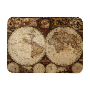 Magnet Flexible Carte vintage