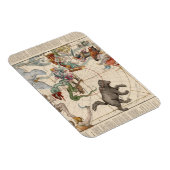 Magnet Flexible Carte vintage du pôle Nord (Côté Droit)