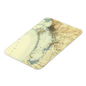 Magnet Flexible Carte Vintage San Diego (Côté Gauche)