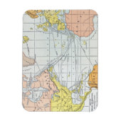 MAGNET FLEXIBLE CARTE : VOYAGES ATLANTIQUES (Vertical)