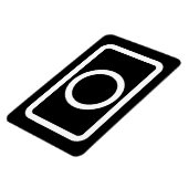 Magnet Flexible Carte Zener | Cercle creux (Côté Gauche)